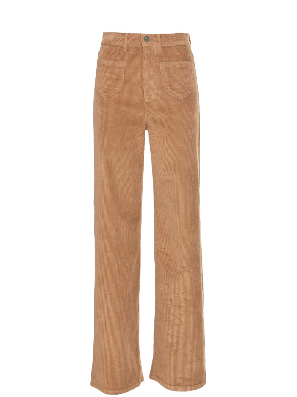 vestique khakis soft corduroy flared leg jeans size L large cotton patch pockets